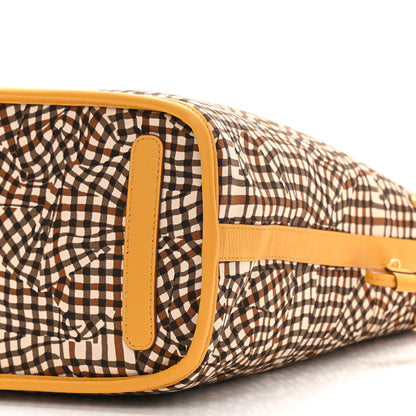 MCM Visetos Medium Liz Reversible Shopper Tote Cognac Yellow 14 of 14