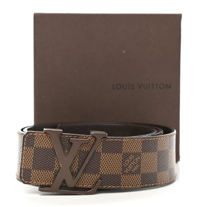 Louis Vuitton Damier Ebene 40mm LV Initiales Belt 85 34 11 of 11