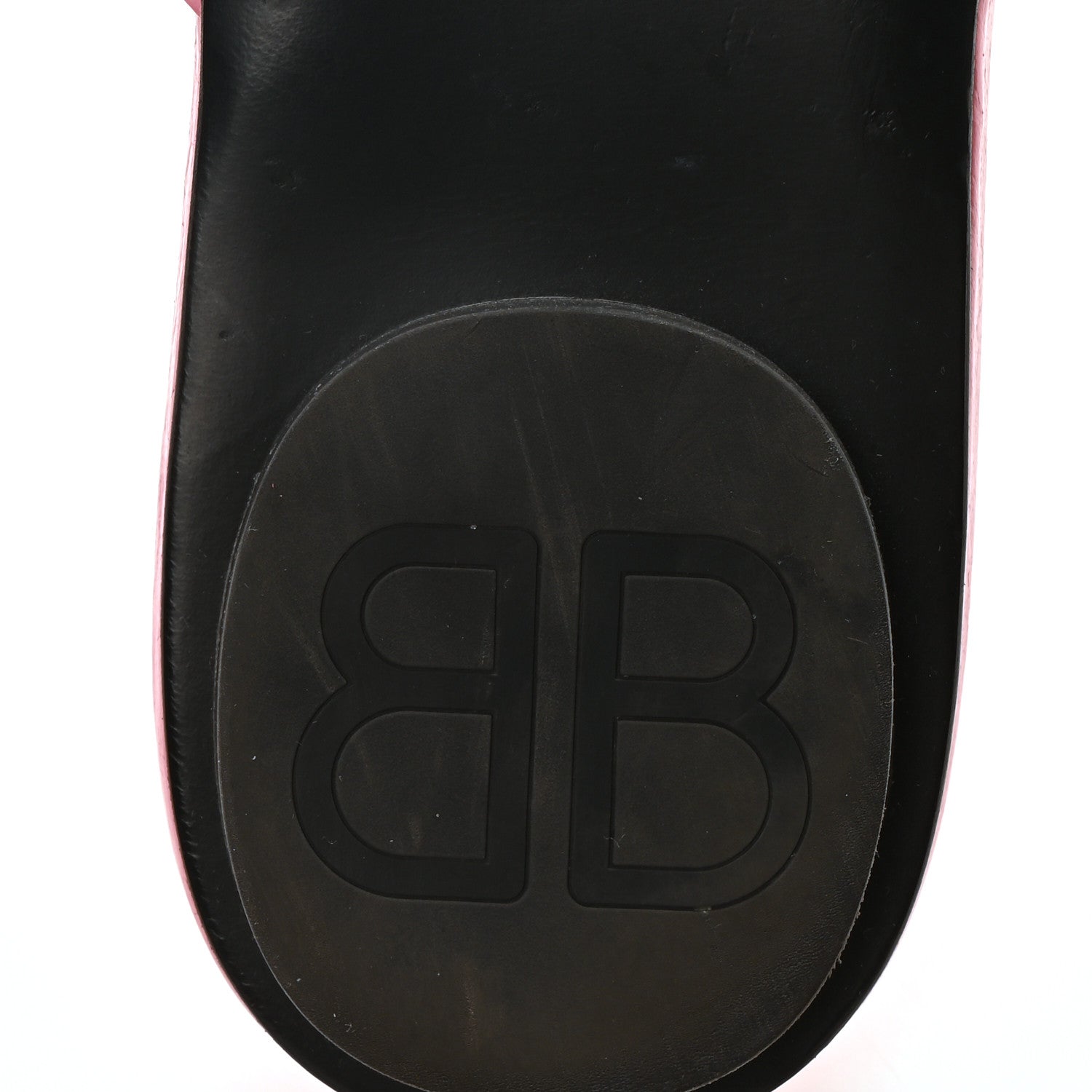 Balenciaga Agneau Arena Cagole Flat Slide Sandals 36 Sweet Pink 7 of 10