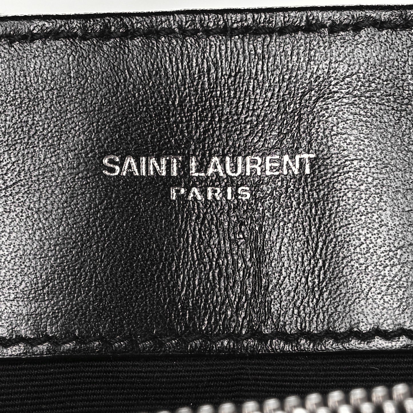 Calfskin Y Quilted Monogram Medium Loulou Chain Satchel Black