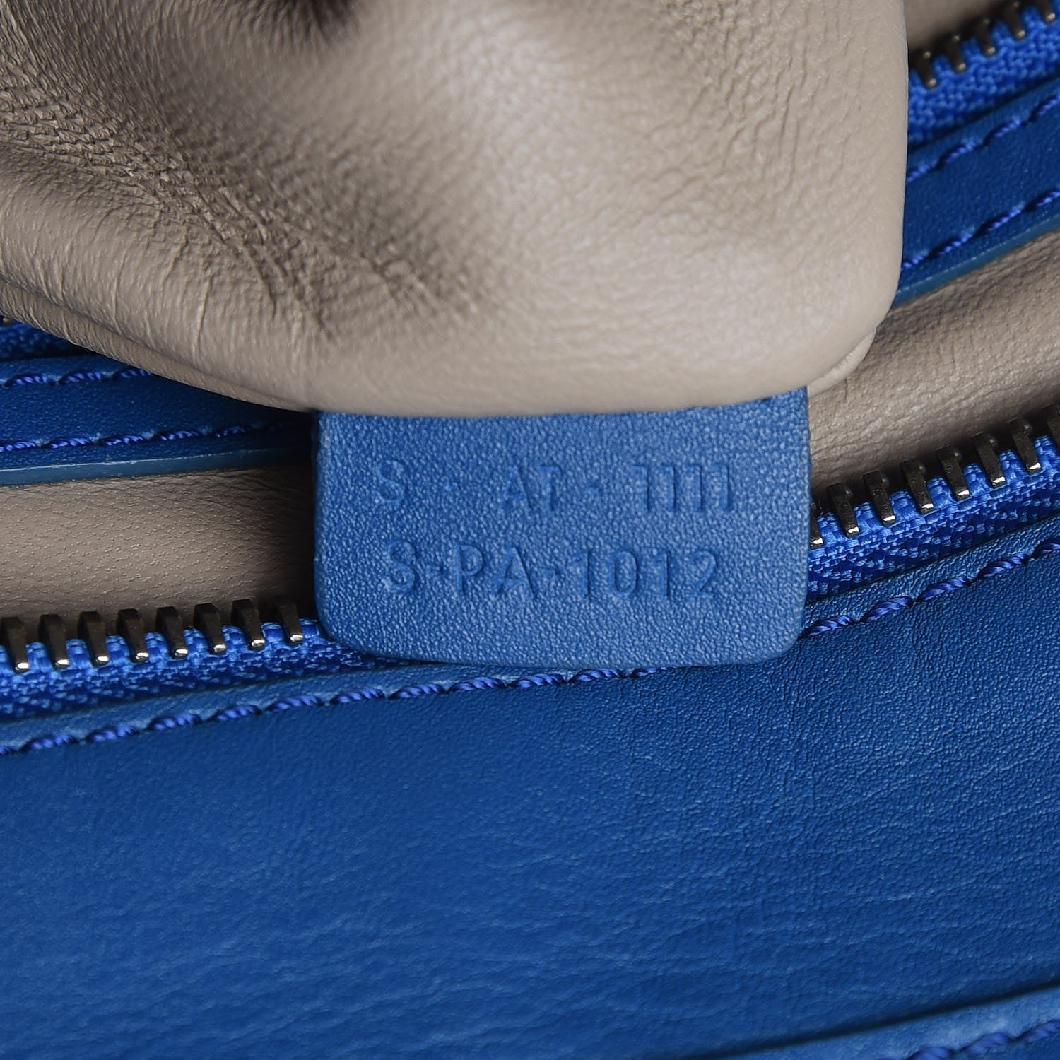 Celine Smooth Calfskin Suede Mini Luggage Royal Blue 7 of 19
