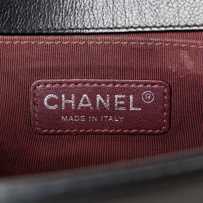 Chanel Lambskin Stitch Quilted Medium Boy Flap Black 6 of 10