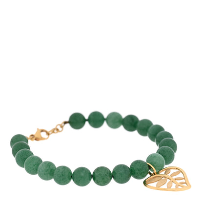 Tiffany 18K Yellow Gold Aventurine Paloma Picasso Villa Paloma Palm Bracelet 1 of 3
