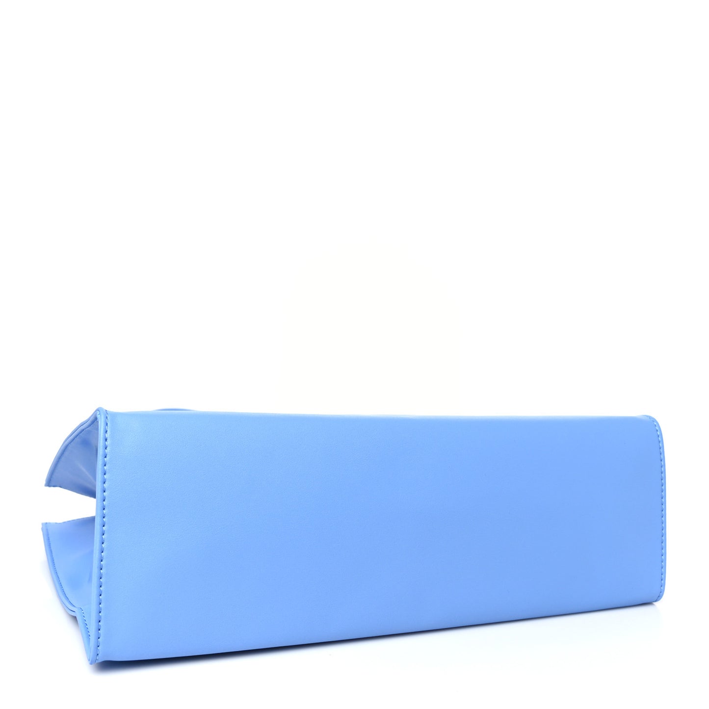 Vegan Leather Medium Shopping Bag Cerulean