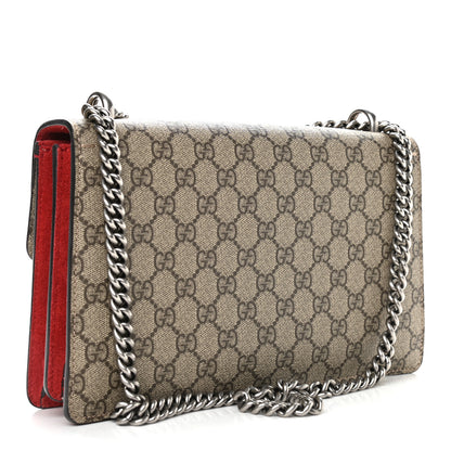 Gucci GG Supreme Monogram Small Dionysus Shoulder Bag Red 4 of 12