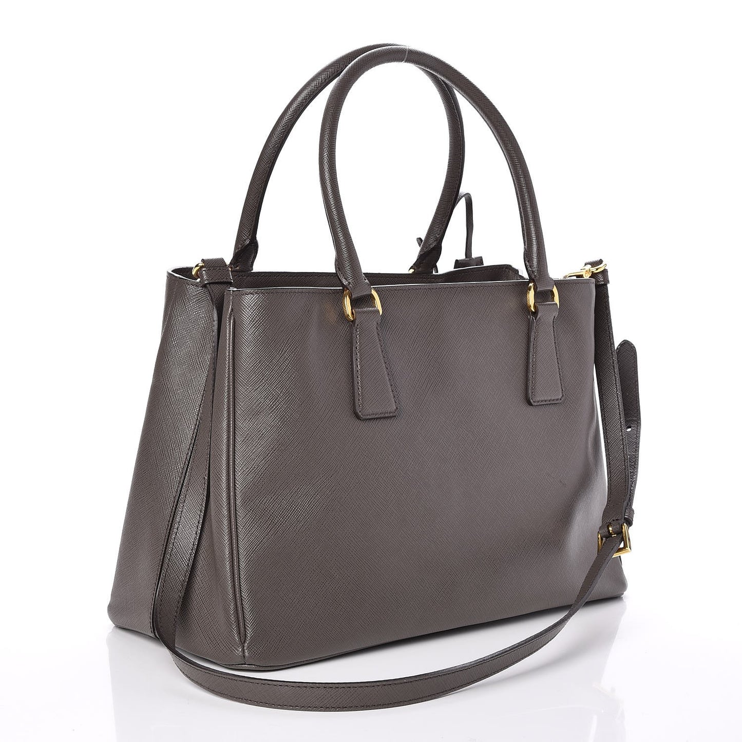 Saffiano Lux Small Tote Grafite