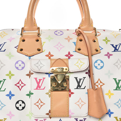Louis Vuitton Monogram Multicolor Speedy 30 White 8 of 8