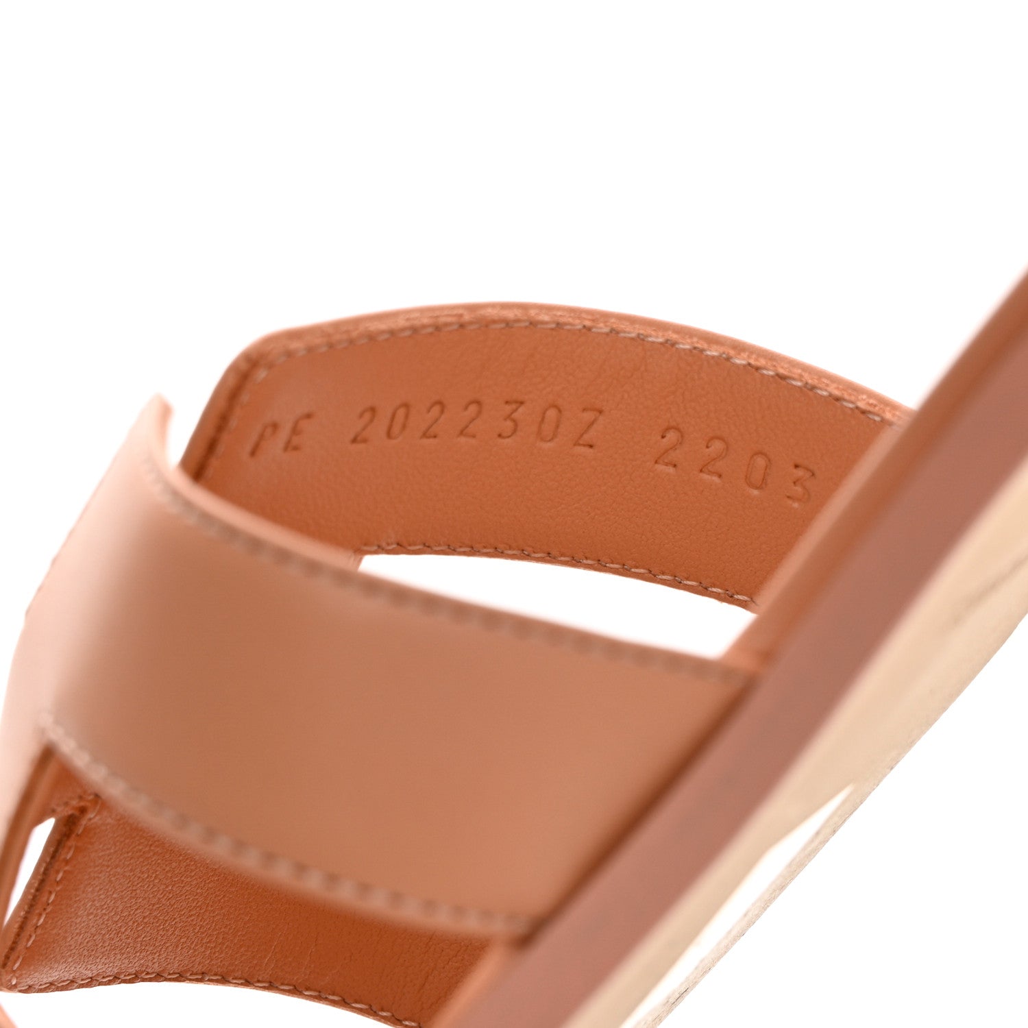 Hermes Calfskin Oran Sandals 41 Granit Rose 6 of 13