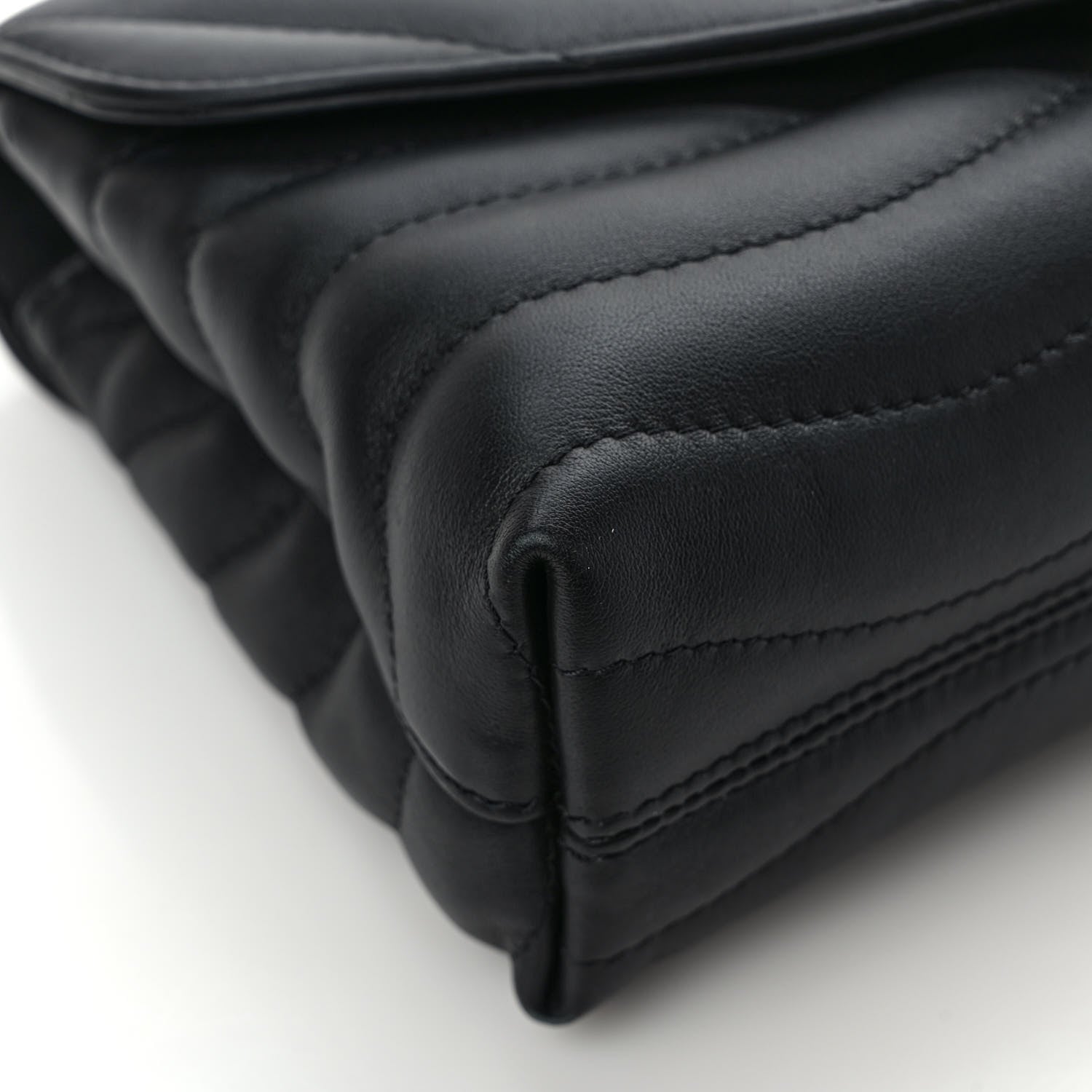 Louis Vuitton Calfskin LV New Wave Chain Bag Black 9 of 12