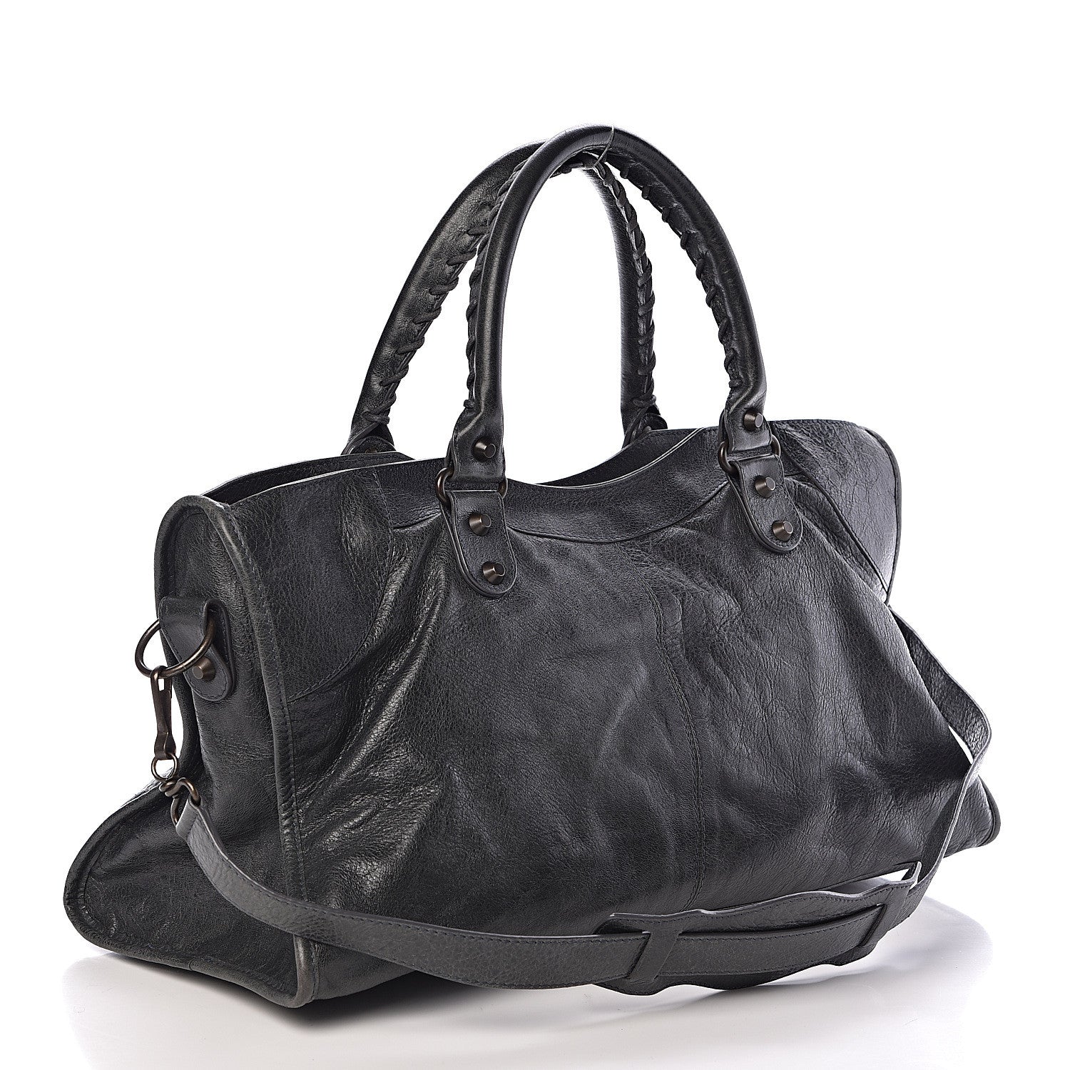 Balenciaga Agneau Classic Hardware Part Time Anthracite 3 of 13