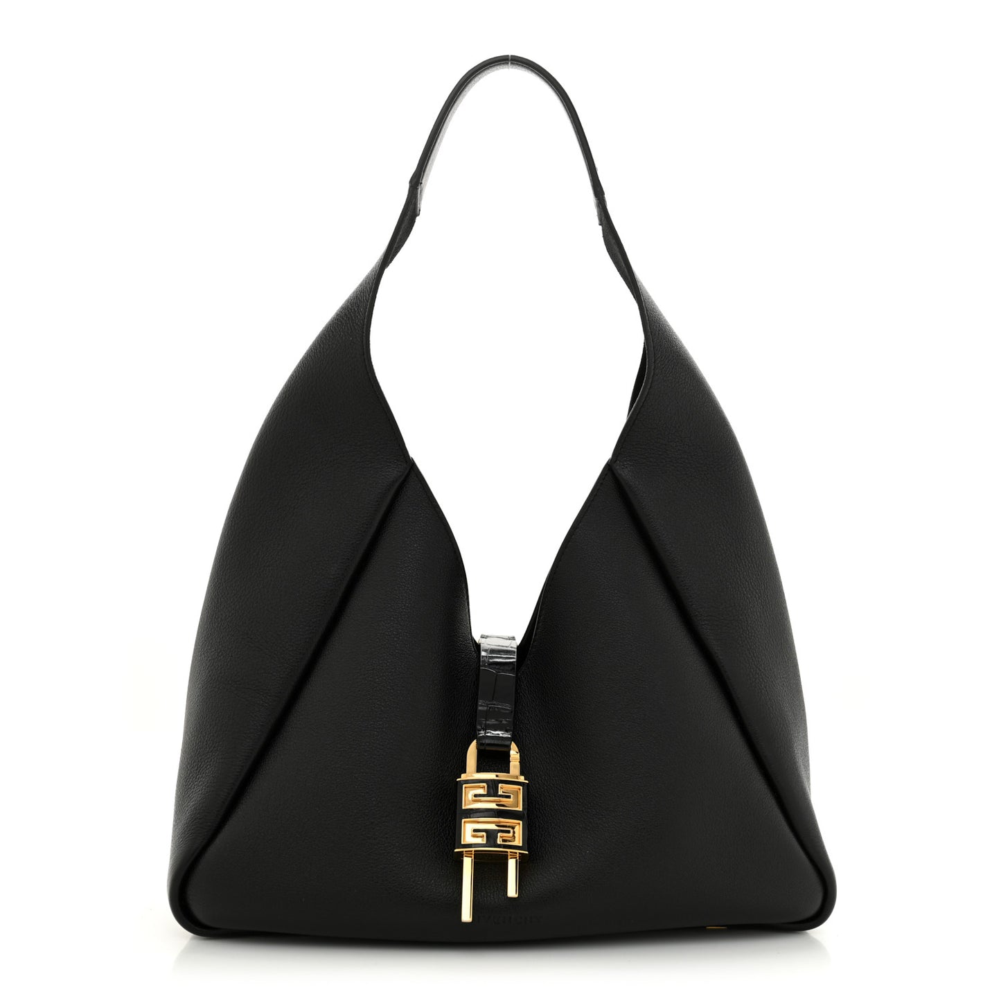 Calfskin Medium G-Lock Hobo Black