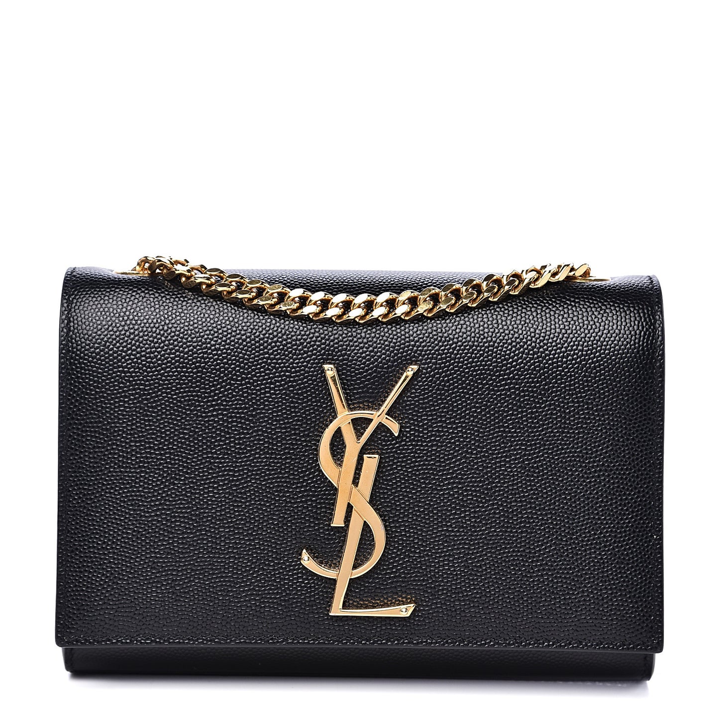 Grain De Poudre Small Monogram Kate Satchel Black