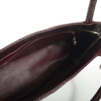 Chanel Caviar Medallion Tote Bordeaux 6 of 8