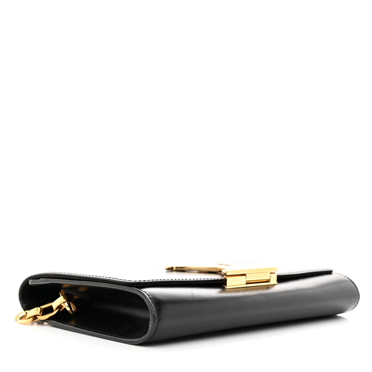 Calfskin Chain Louise MM Black