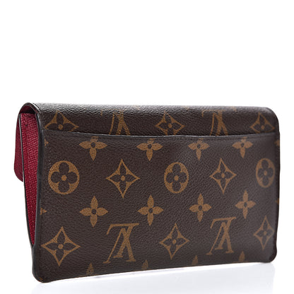 Louis Vuitton Monogram Jeanne Wallet Fuchsia 3 of 13