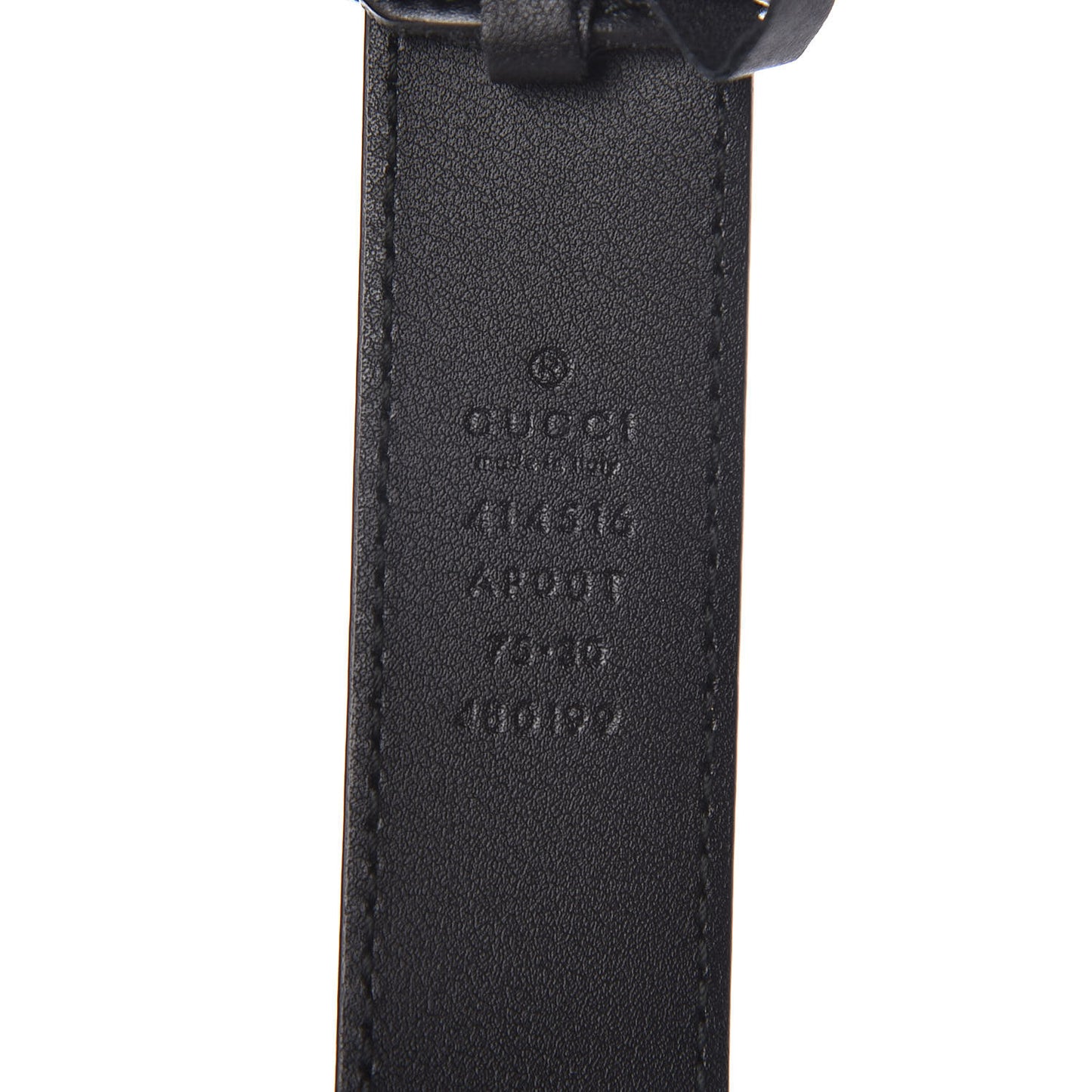 Calfskin Double G 30mm Belt 75 30 Black