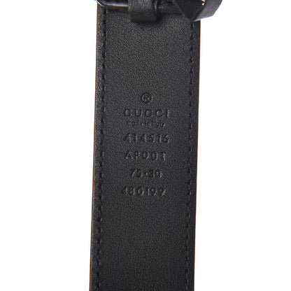 Gucci Calfskin Double G 30mm Belt 75 30 Black 6 of 7