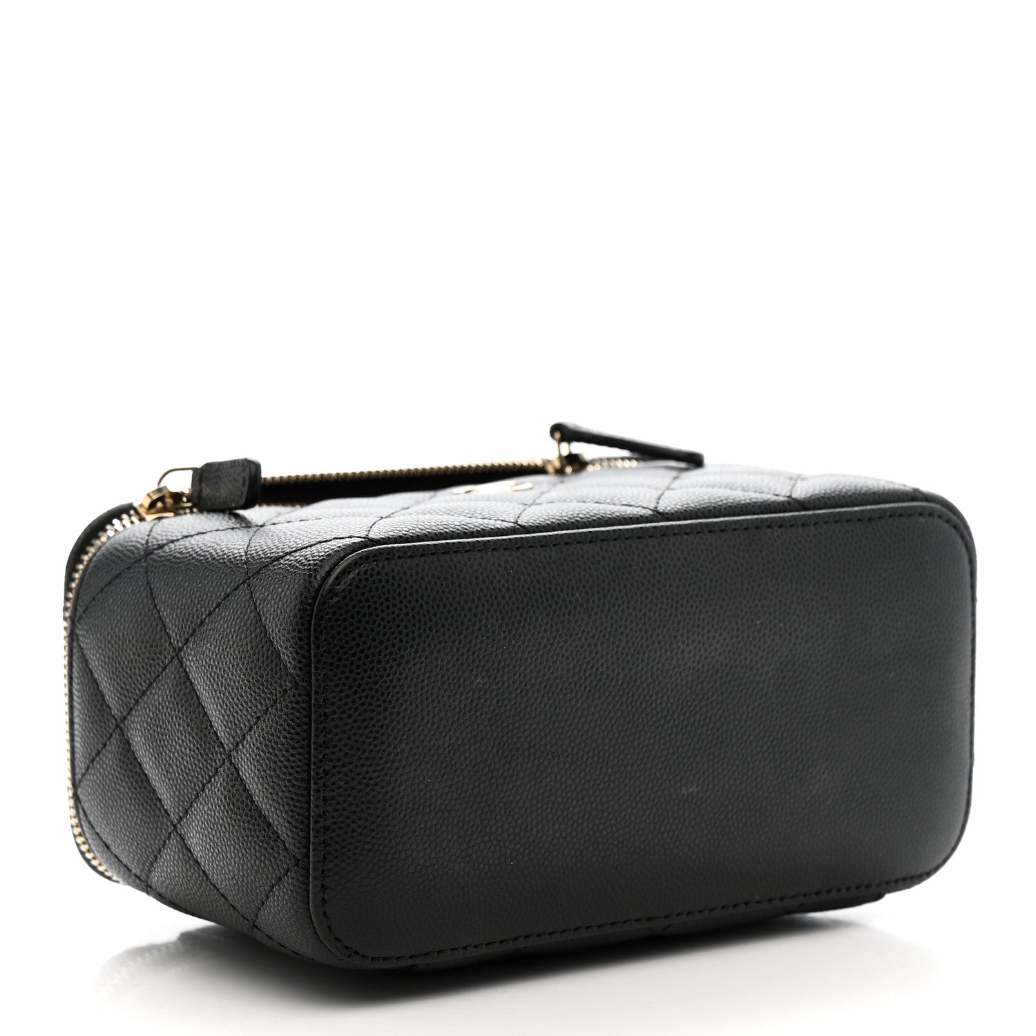Chanel Caviar Quilted Small Vanity Case With Chain Black 4 of 12