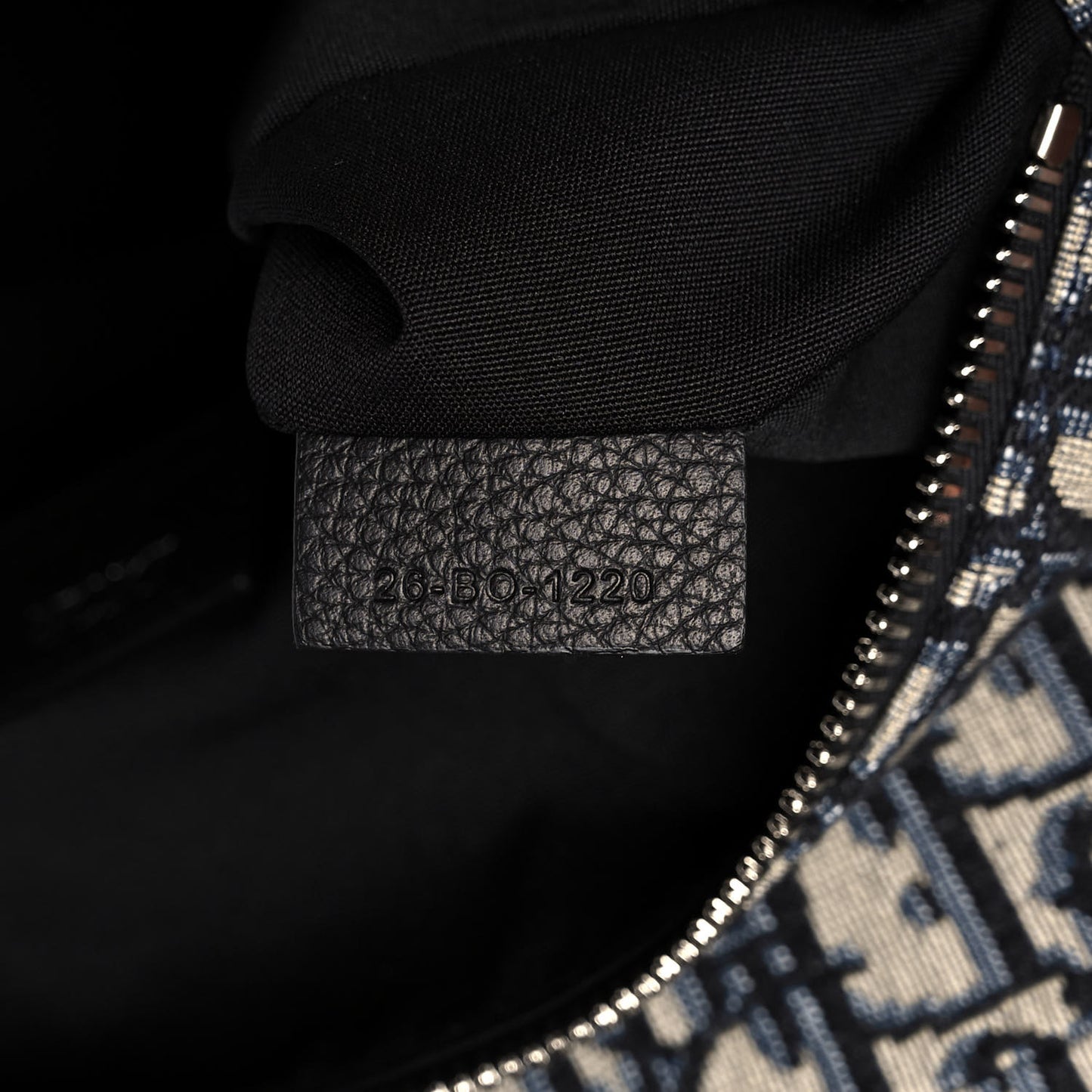 Oblique Mens Saddle Bag Blue