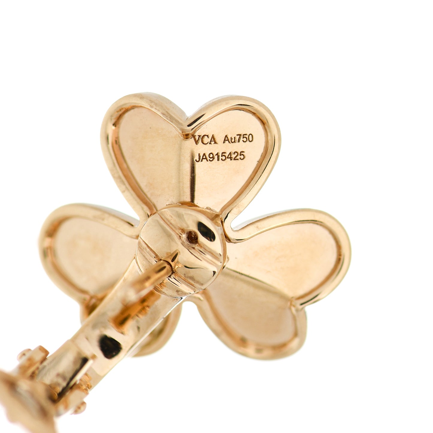 18K Yellow Gold Diamond Small Frivole Earrings