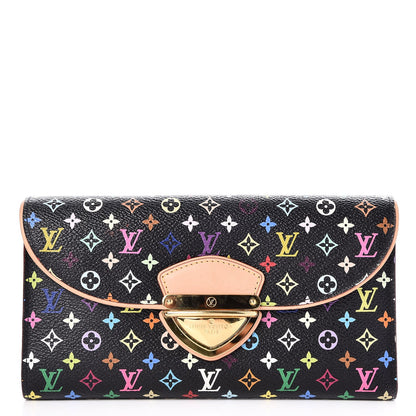 Louis Vuitton Monogram Multicolor Eugenie Wallet Black Grenade 1 of 7