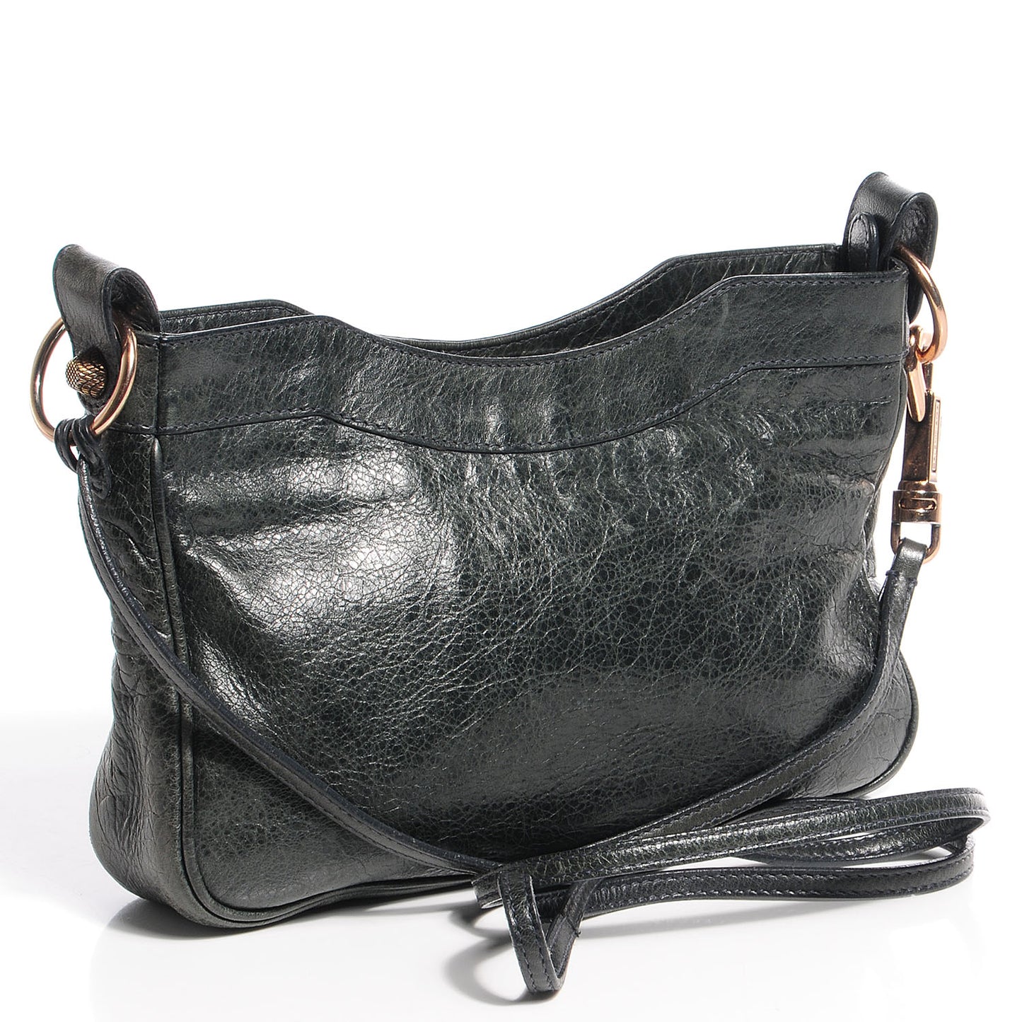 Agneau Giant 12 Rose Gold Hardware Hip Anthracite