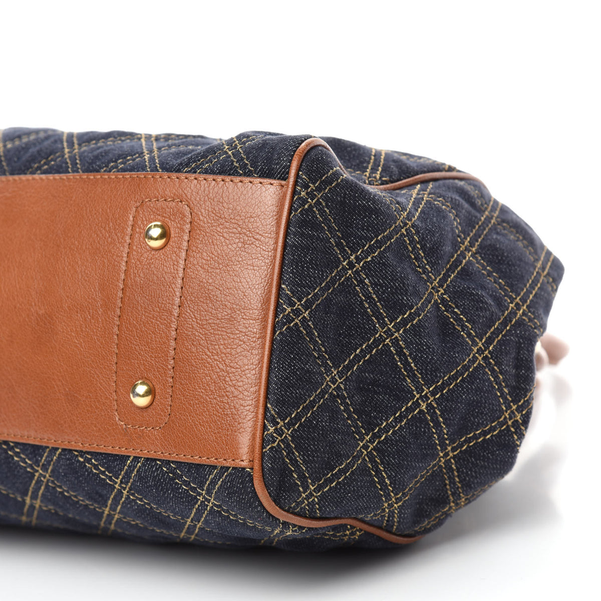 Marc Jacobs Denim Quilted Mini Stam Blue 7 of 10