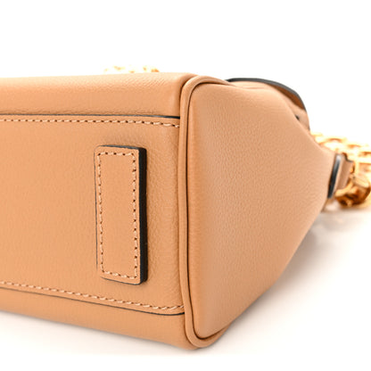 Versace Grained Calfskin Small La Medusa Top Handle Bag Brown 9 of 9