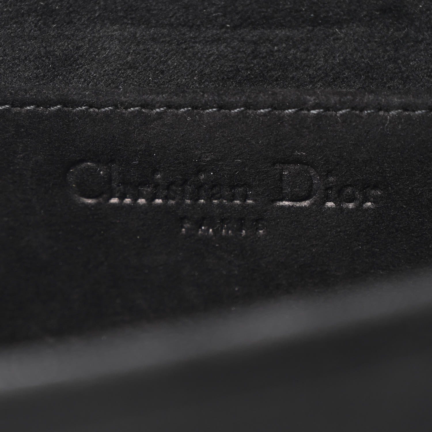 Christian Dior Velvet Cannage Lady Dior Convertible Clutch Black 9 of 12