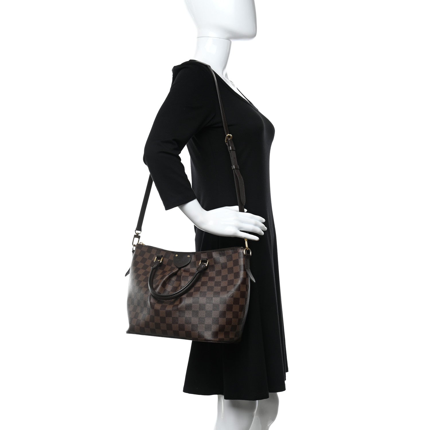 Louis Vuitton Damier Ebene Siena MM 2 of 12