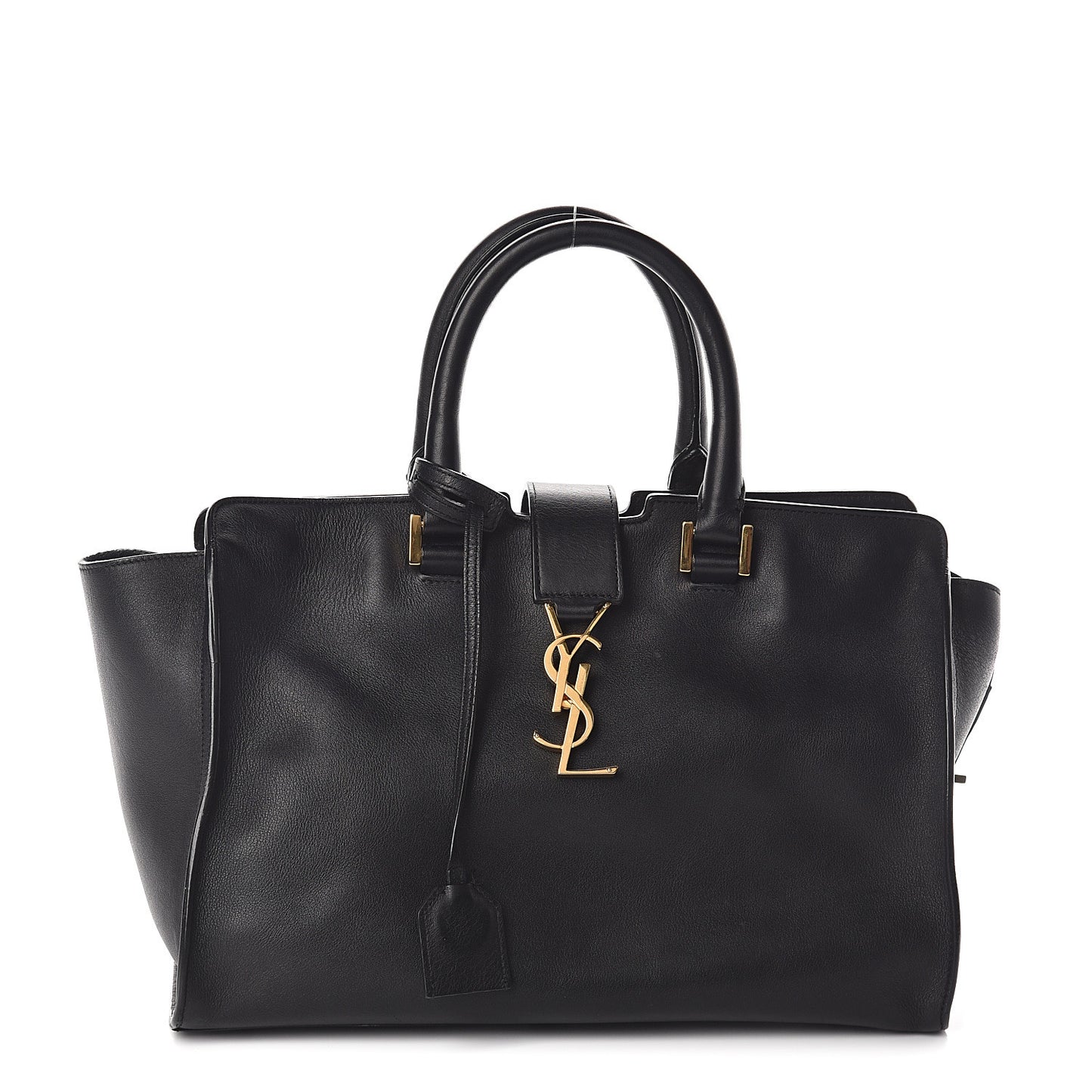 Calfskin Small Monogram Cabas Black