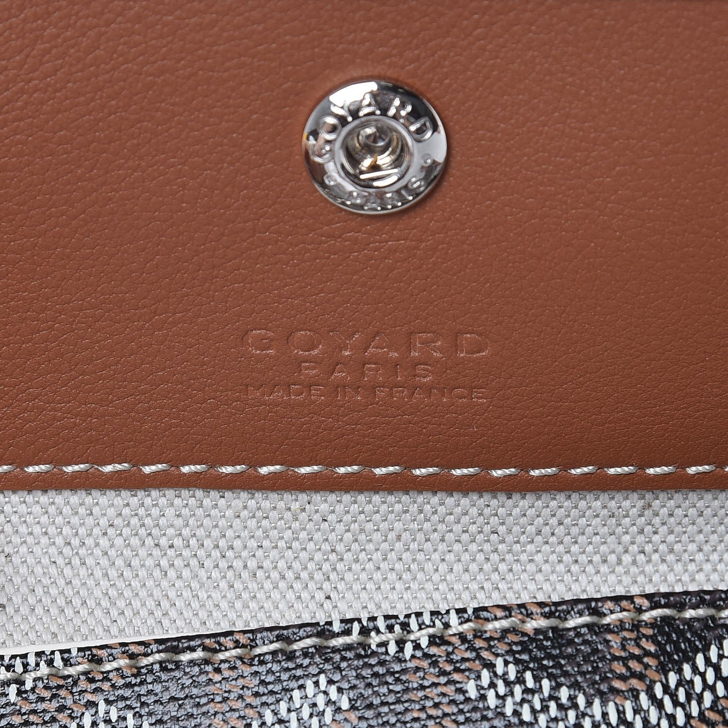 Goyard Goyardine Reversible Anjou PM Black Gold 11 of 13