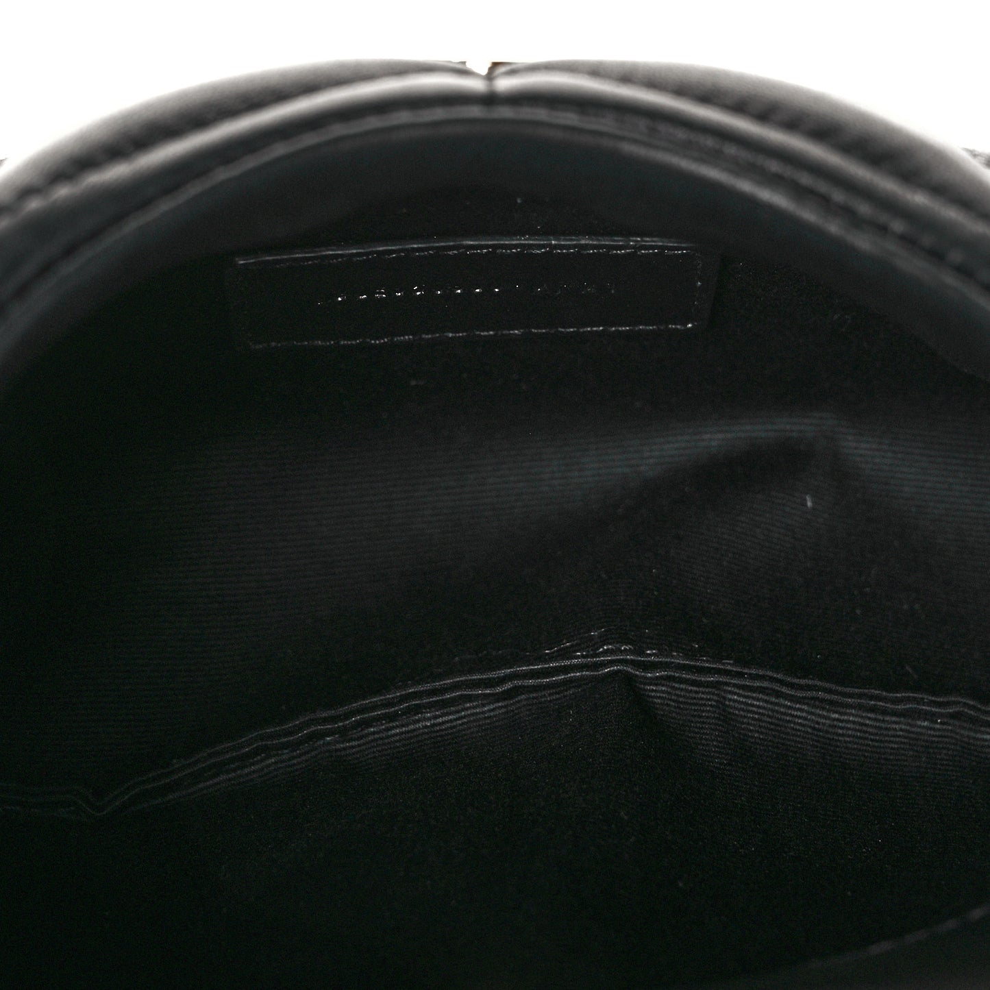 Lambskin Monogram Loulou Puffer Pouch Clutch Black