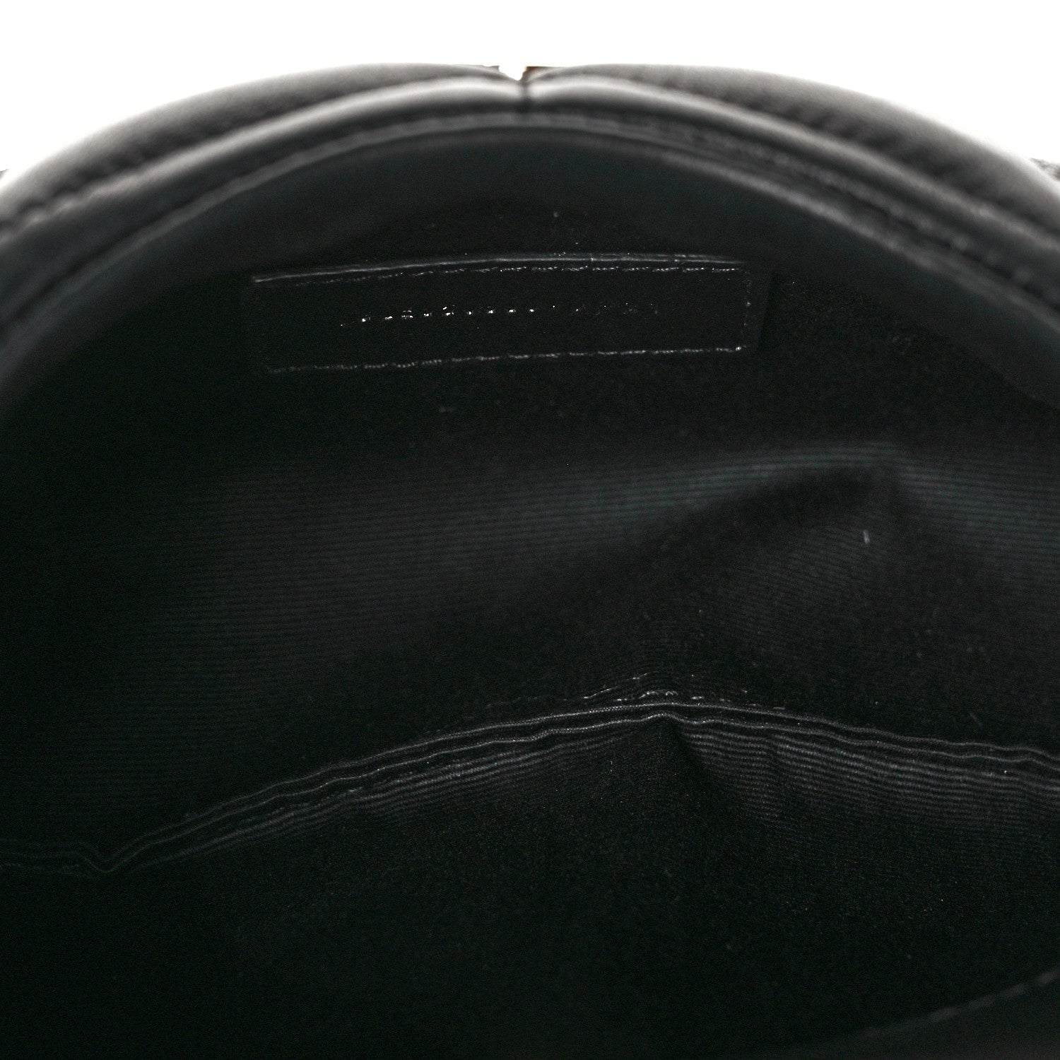 Saint Laurent Lambskin Monogram Loulou Puffer Pouch Clutch Black 6 of 12