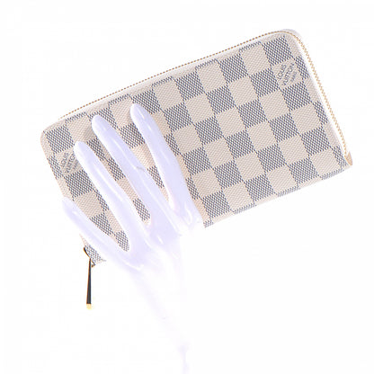 Louis Vuitton Damier Azur Zippy Organizer Wallet 2 of 9