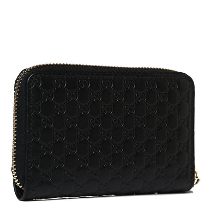 Gucci Microguccissima Zip Around Card Case Black 4 of 9