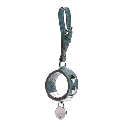 Hermes Epsom Collier de Chien Cadenas Key Holder Malachite 1 of 4