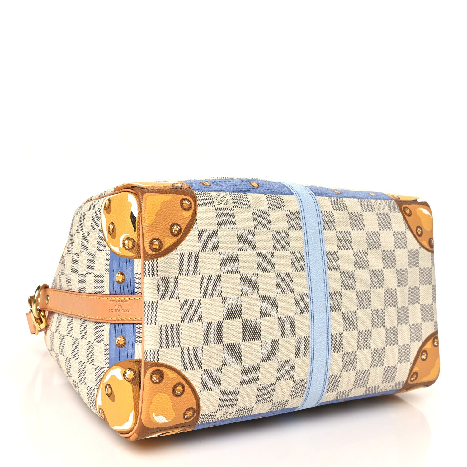 Louis Vuitton Damier Azur Summer Trunks Speedy Bandouliere 30 4 of 9