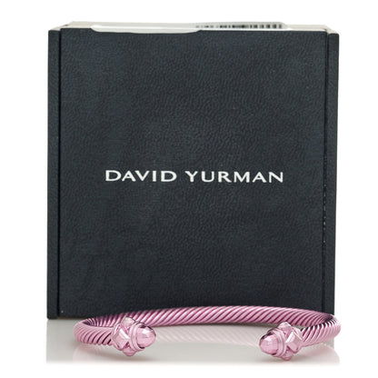 David Yurman Aluminum 5mm Renaissance Bracelet Pink 4 of 4