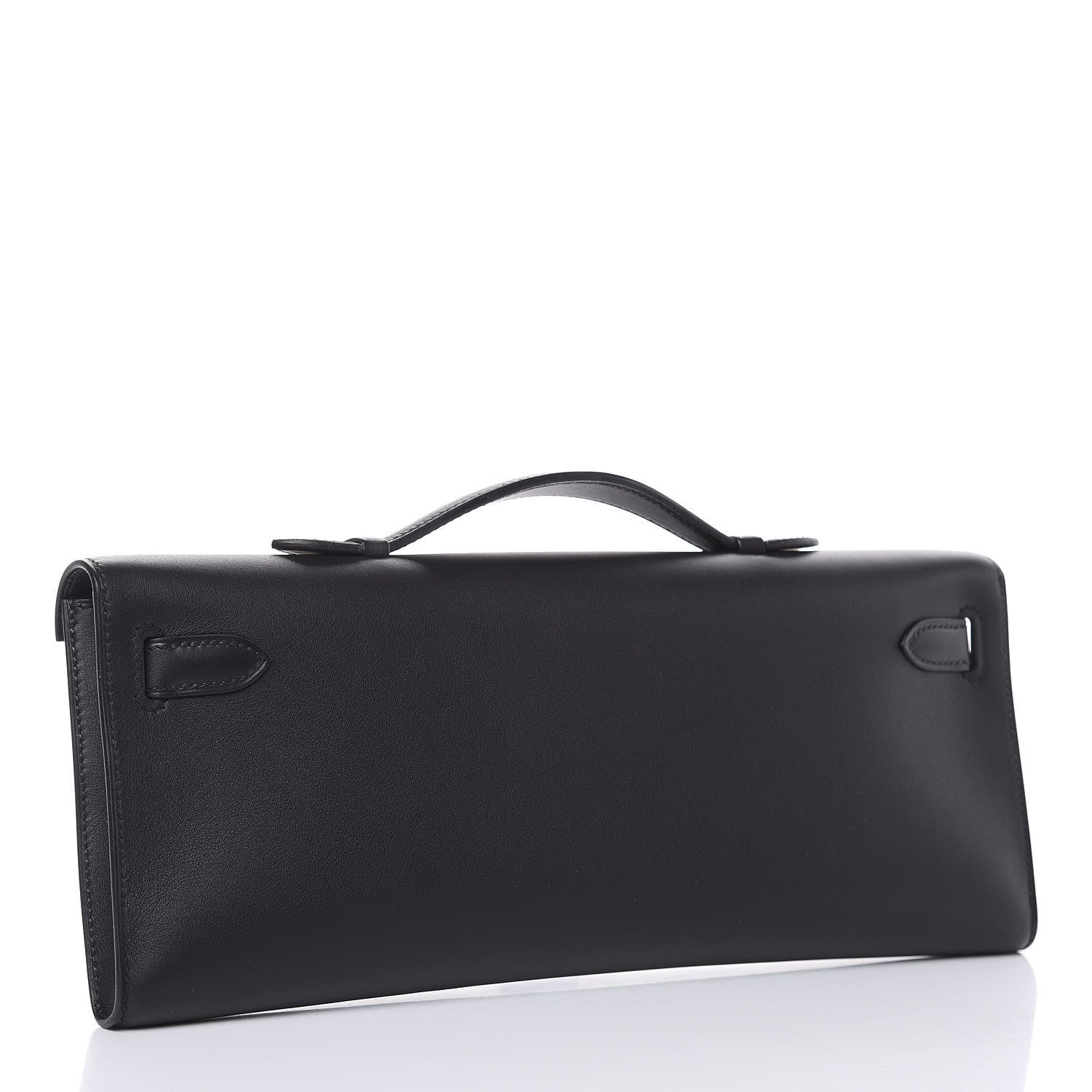 Hermes Swift Kelly Cut Clutch Pochette Black 3 of 10
