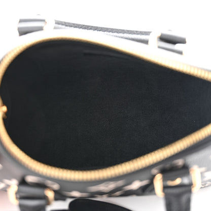 Louis Vuitton Empreinte Monogram Spring in the City Speedy Bandouliere 20 Black White Pink 5 of 9