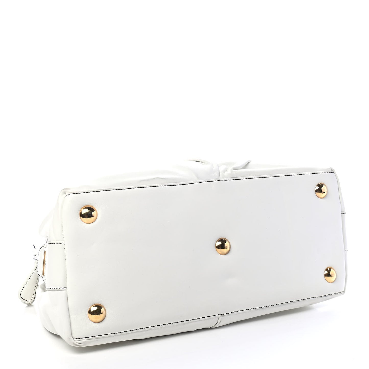 Lambskin Woven Couture Bag White
