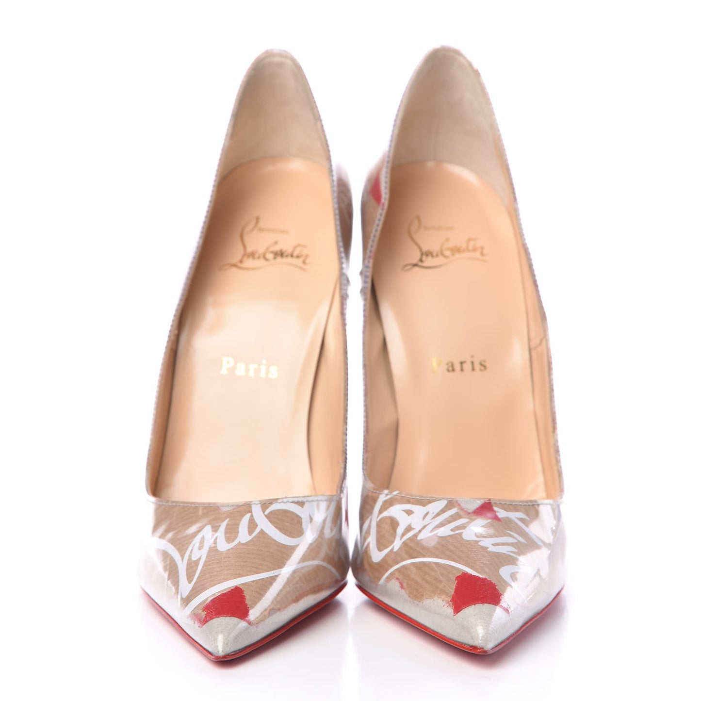 PVC Loubi Print So Kate 120 Pumps 38 Kraft
