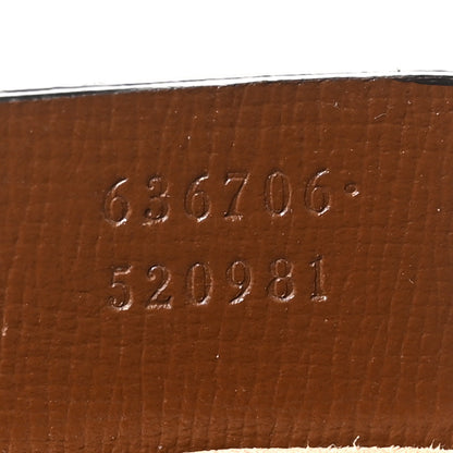 Gucci GG Supreme Monogram Azalea Calfskin Web Small Jackie 1961 Hobo Beige Ebony Brown Sugar 7 of 10