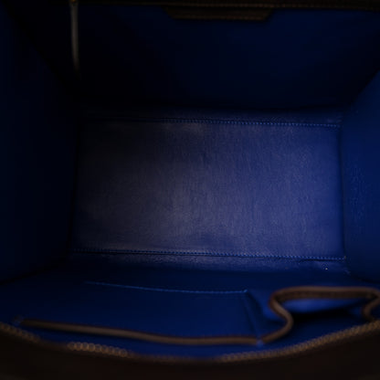 Celine Smooth Calfskin Mini Tri-Color Luggage  Acajou 5 of 10