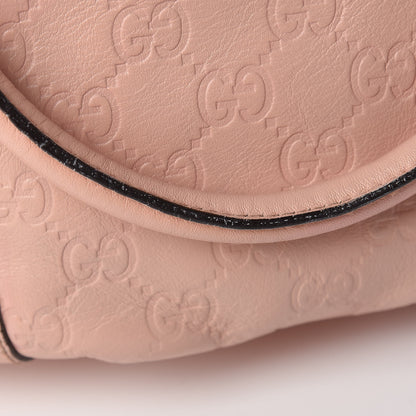 Gucci Guccissima Small Gold D Ring Tote Pink 16 of 17