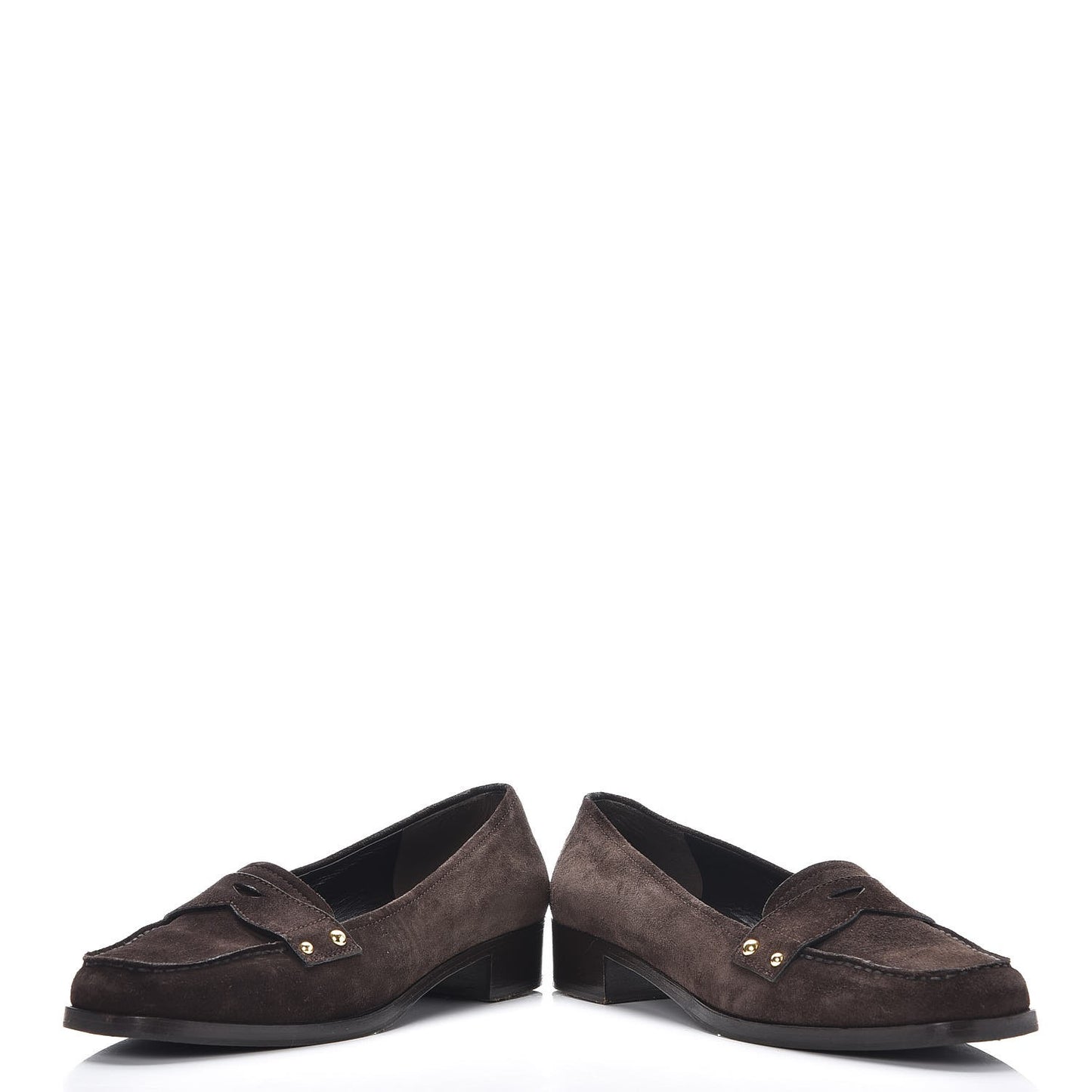 Suede Scamosciato Loafers 35.5 Ebano