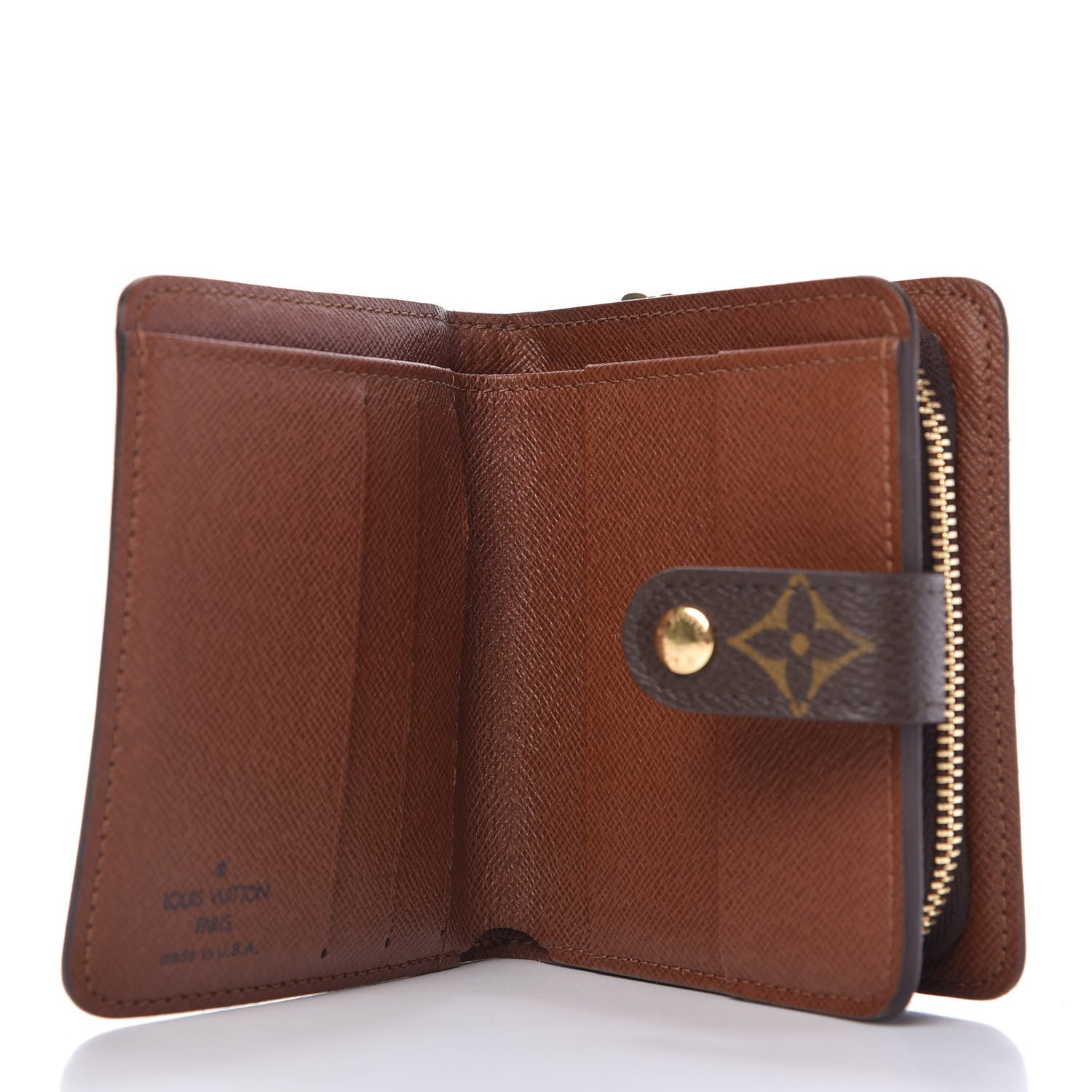 Louis Vuitton Monogram Compact Zippe Zipped Wallet 5 of 7