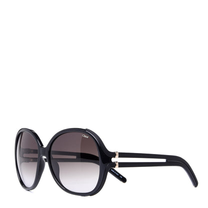 Chloe Oversized Round Sunglasses CE651S Black 1 of 4