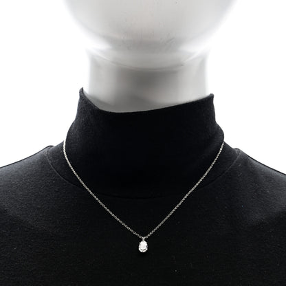 Harry Winston Platinum Diamond 1.01ct Pear Solitaire Pendant Necklace 2 of 5